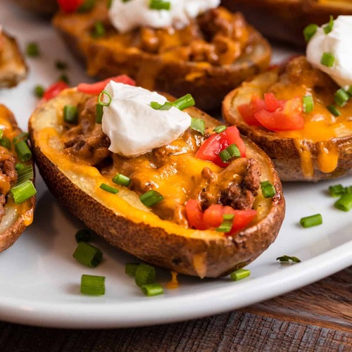 A Yummy potato skin