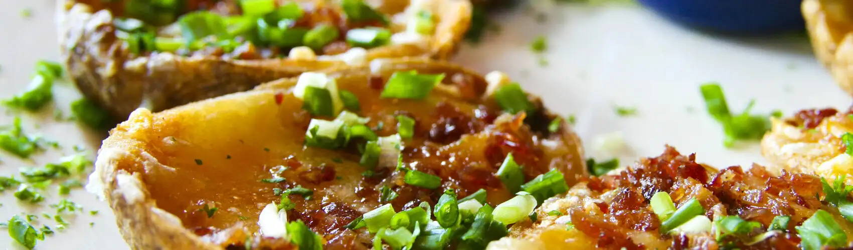 A group of potato skins